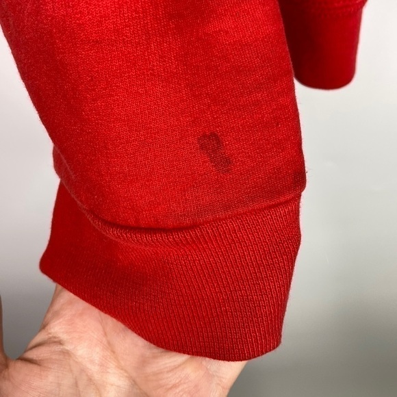 Vintage Fruit Of The Loom Wisconsin Red Crewneck Sweatshirt Size XL - Picture 11 of 14